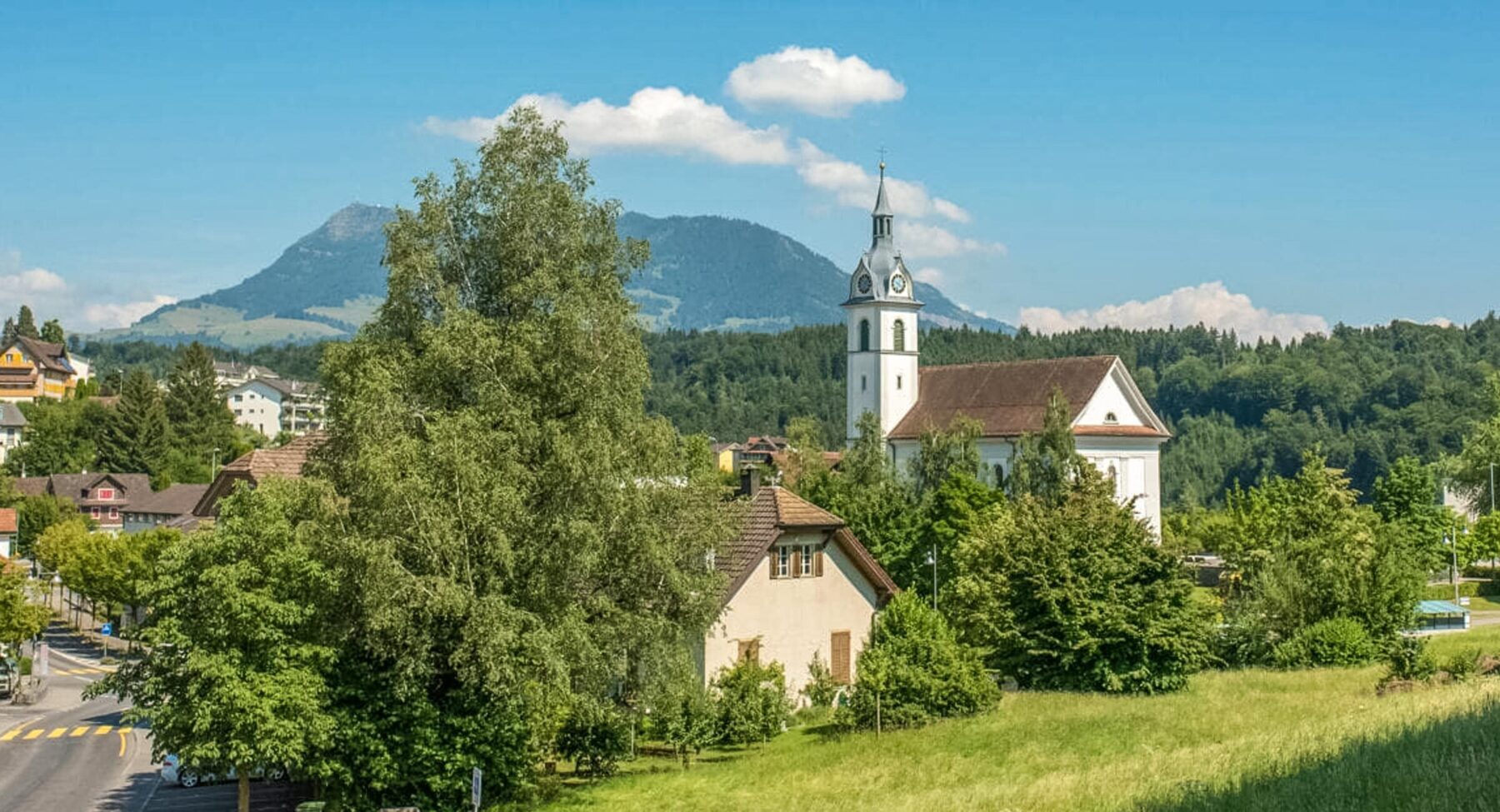 Das Dorf Adligenswil